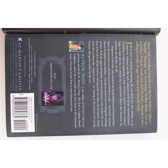 Alyson Noel The Immortals Dark Flame Blue Moon Everlasting Hb Lot - Picture 7 of 10